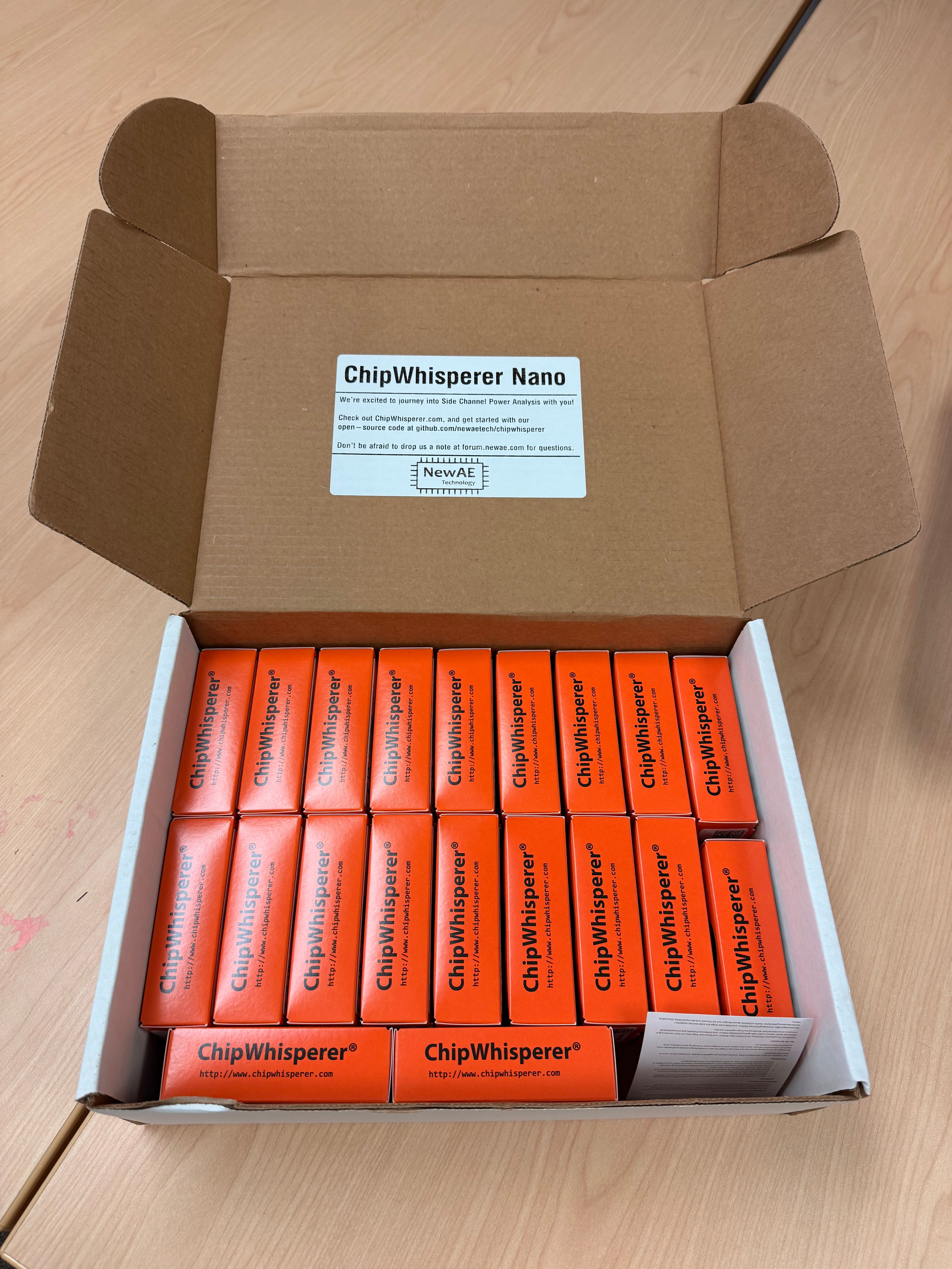 ChipWhisperer Nano classroom 20-pack