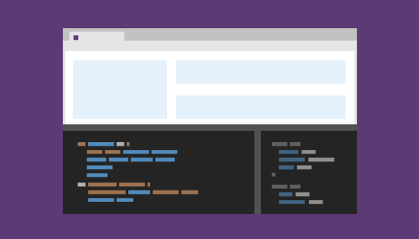 A simplified graphic of browser devtools